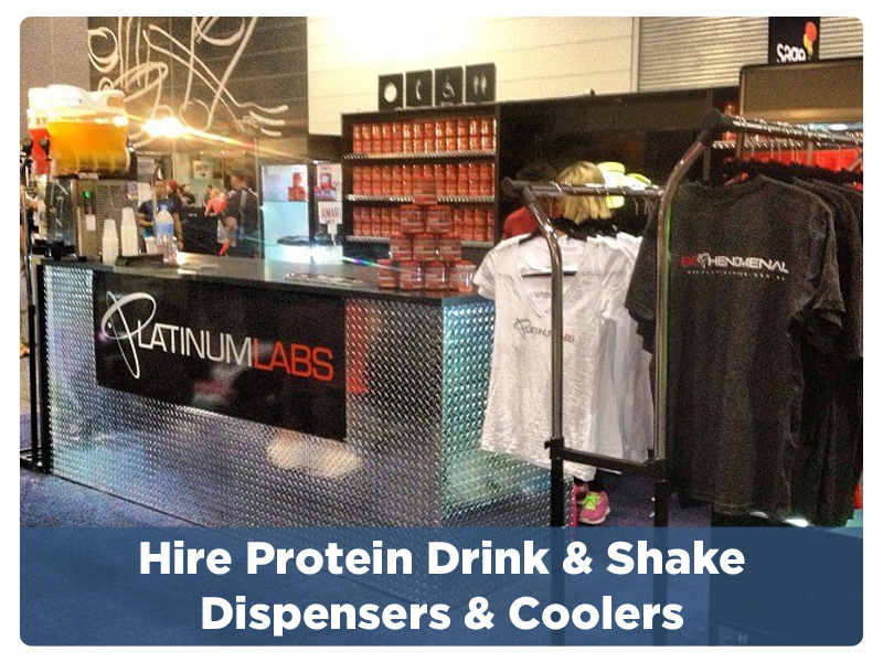 Hire protein Drink & Shake Dispensers & Coolers